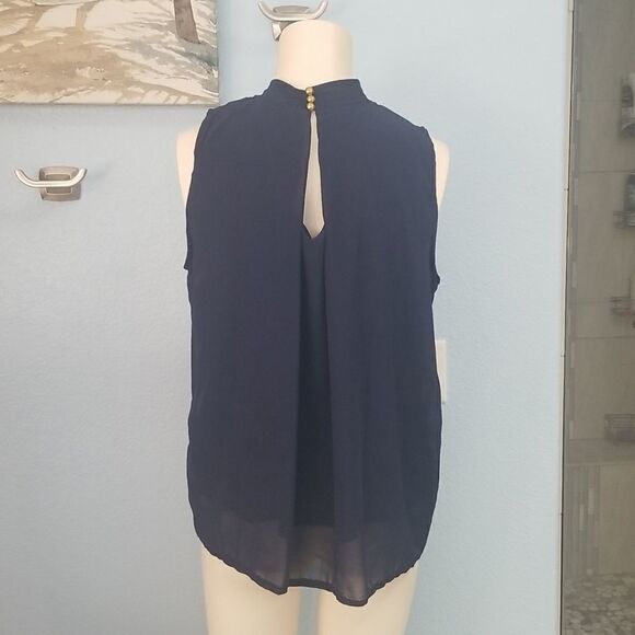 Blue chiffon top  - Picture 3 of 10